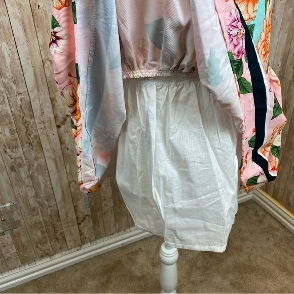 Agua Bendita Joaquina Floral Minidress Size Large - Picture 7 of 13